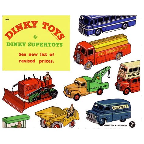 Dinky toys 1955 catalog - la librairie du jouet