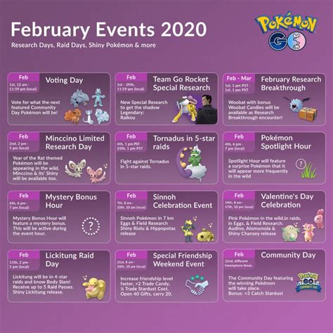 February 2020 Pokémon GO Events | Pokémon GO Hub