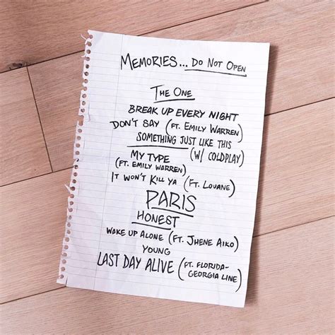 The Chainsmokers - Memories...Do Not Open Lyrics and Tracklist | Genius