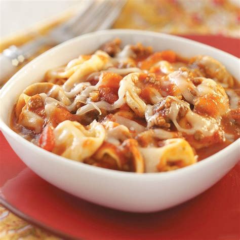 Hearty Cheese Tortellini Recipe | Taste of Home