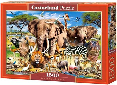 Savanna Animals - 1500 Piece Puzzle - Crafty Arts