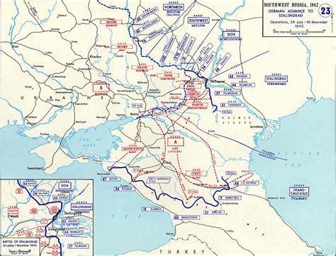 Battle Of Stalingrad Strategies Map