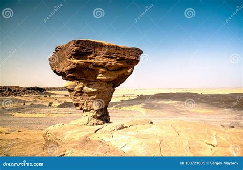 Rock Formation at Sahara Desert Near Tchirozerine Region, Agadez, Niger ...