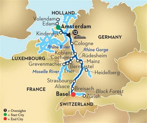 Moselle River Map | Rhine river cruise, Rhine river, Avalon river cruise