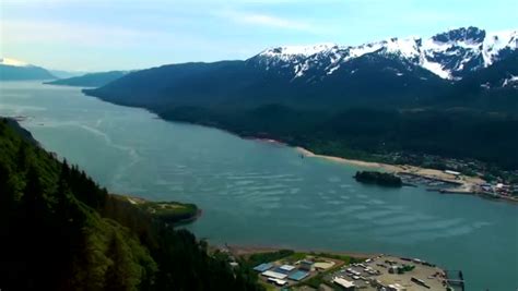 aerial view juneau mount roberts tramway Stock Footage Video (100% Royalty-free) 5087126 ...