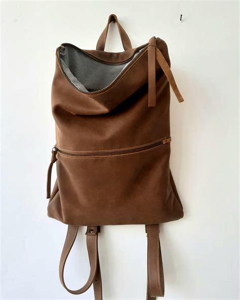 Backpack ,brown Leather, Laptop Bag - Etsy