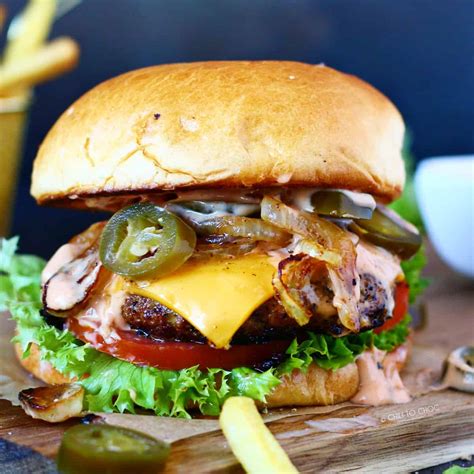 The Ultimate Cheeseburger with Pickled Jalapenos - Chili to Choc