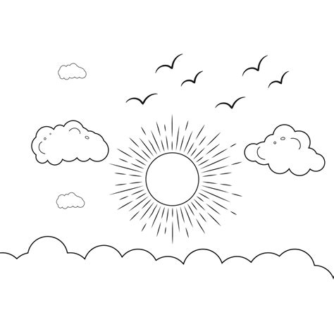 Cloud Drawing For Kids