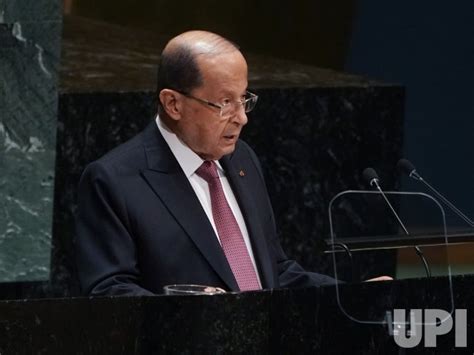 Photo: President of Lebanon Michel Aoun at UN GA - NYP20190925817 - UPI.com