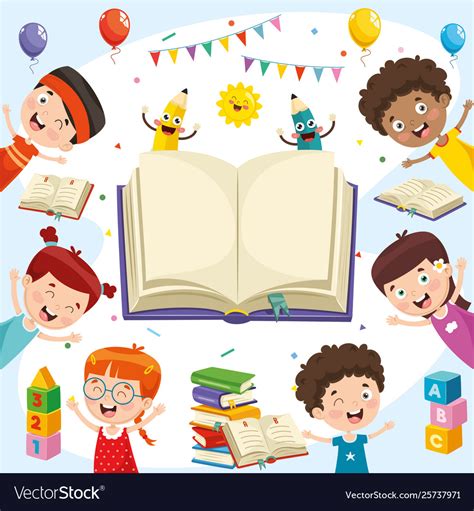 School children Royalty Free Vector Image - VectorStock