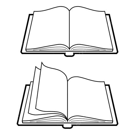 Open Book Illustration Open Shape Page Vector, Open, Shape, Page PNG ...