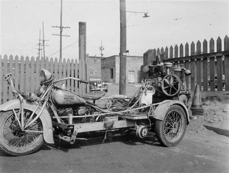 1936 Indian Motorcycle paint machine | Photo taken in 1955. … | Flickr