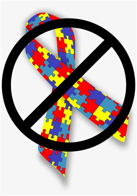 Download Autism Ribbon Vector - Autism Awareness Ribbon - HD Transparent PNG - NicePNG.com