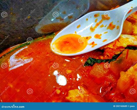 Seblak spicy stock image. Image of taste, food, seblak - 202160689