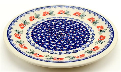 Polish Pottery Dinner Plate, 11" Dinner Plates, Polish Pottery Plates - Polish Pottery Market