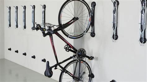 This Wall-Mounted Bike Rack Swivels 160º Side to Side