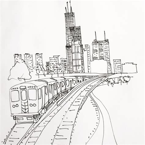 Las Vegas Skyline Drawing at GetDrawings | Free download