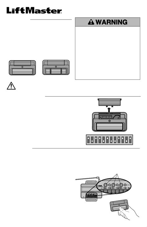 User manual LiftMaster 811LM (English - 8 pages)