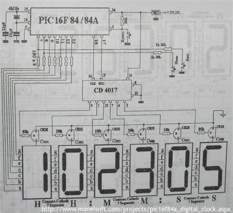 24 Hour Timer Circuit Diagram Tcvm 24-hour Clock Diagram