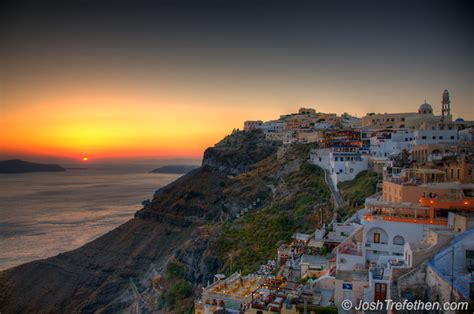 Fira Sunset :: Santorini, Greece | Josh Trefethen | Flickr