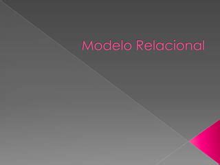 Modelo relacional claves | PPT