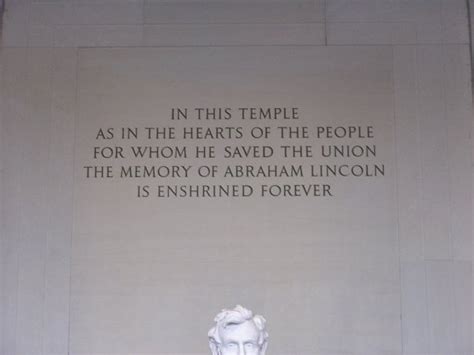 Lincoln Memorial Quotes. QuotesGram