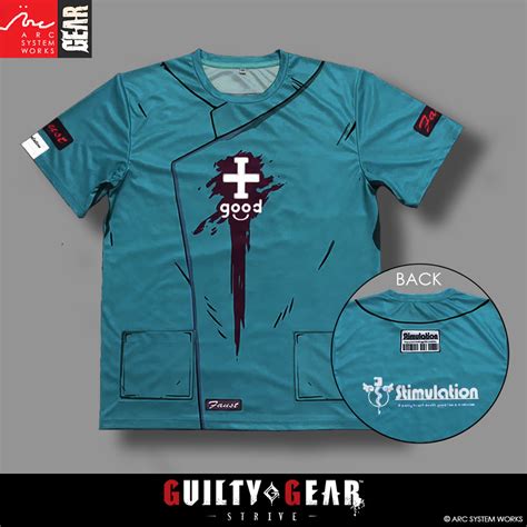 Guilty Gear -Strive- Faust Cosplay T-Shirt with Pockets – ArcShopUS