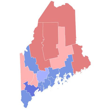 File:2018 Maine gubernatorial election results map by county.svg - Wikimedia Commons