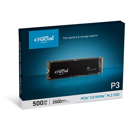 SSD CRUCIAL P3 NVMe 500GB – CT500P3SSD8 - 5sc.vn