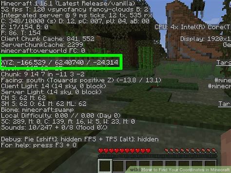 3 Ways to Find Your Coordinates in Minecraft - wikiHow