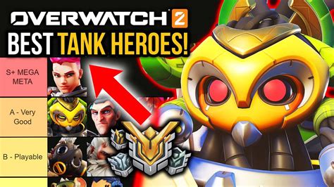 THE BEST OVERWATCH 2 TANK HEROES TIER LIST (Season 1) - YouTube