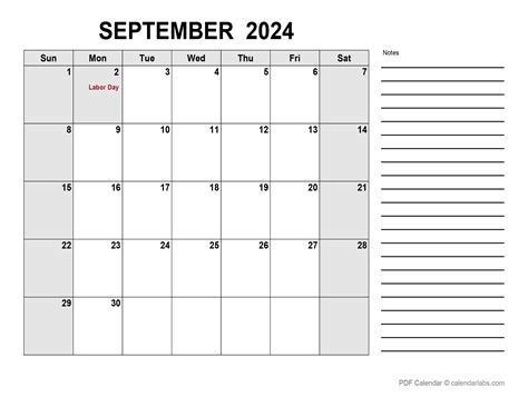 Free Printable Calendar 2024 Monthly Sept - Dita Annamaria