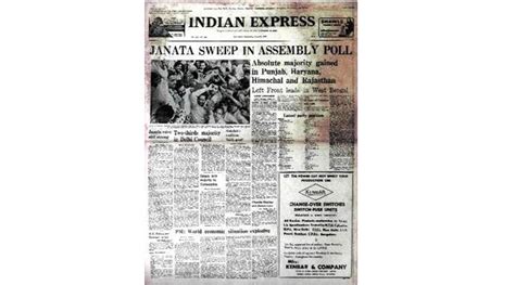 June 15, 1977, Forty Years Ago: Janata Wave Again | The Indian Express