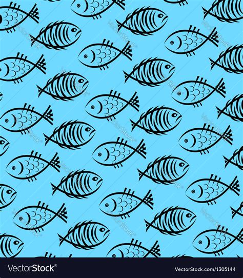 Background of fish Royalty Free Vector Image - VectorStock