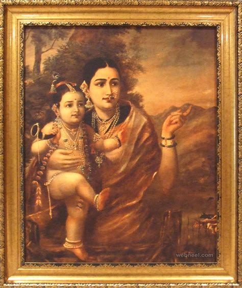 Yashoda Krishna Ravi Varma Paintings 5 - Preview