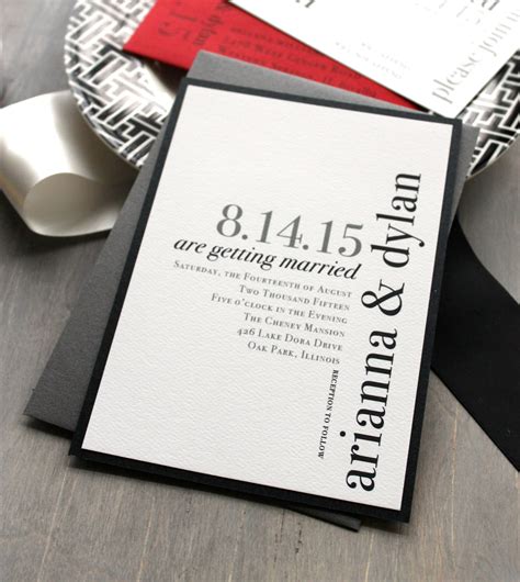 Examples of Unique Wedding Invitations | 21st - Bridal World - Wedding Ideas and Trends