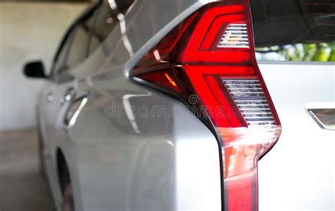 Modern Design Tail Light for SUV Car. Car`s Exterior Details Stock ...