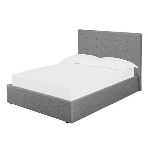 4'6" Double Brenzett Grey Bed Frame - Sussex Beds