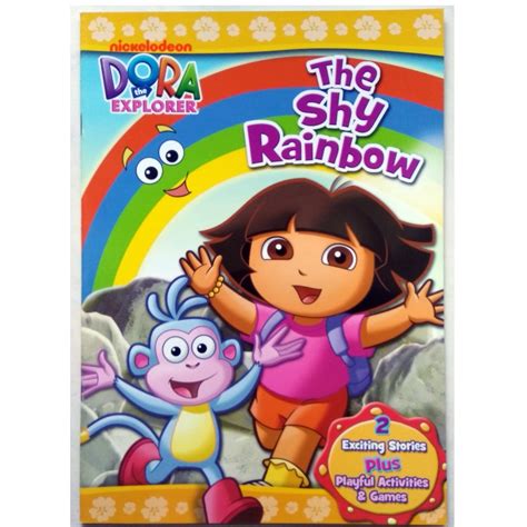 Dora The Explorer Activity and Story Book - The Shy Rainbow, Books ...