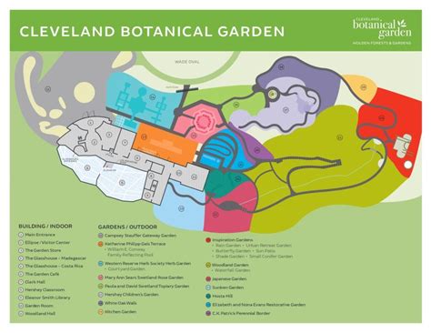 Cleveland Botanical Garden Map - guidemapsonline | Cleveland botanical ...