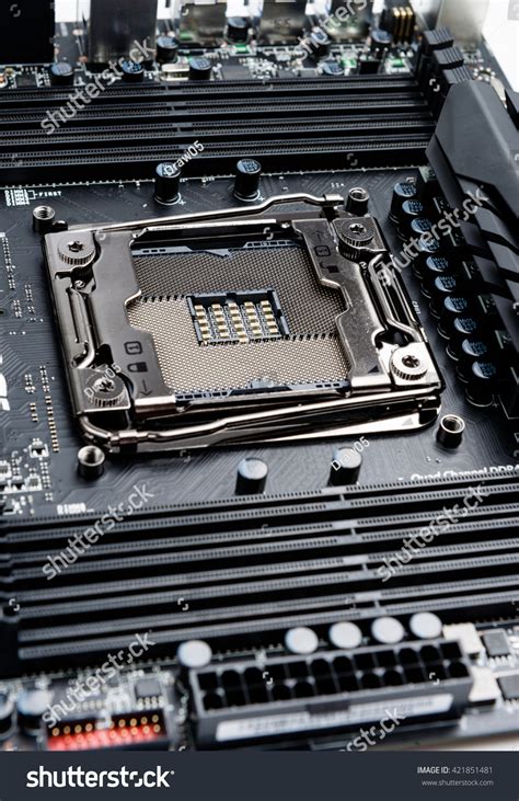 Cpu Socket On Motherboard Stock Photo 421851481 | Shutterstock