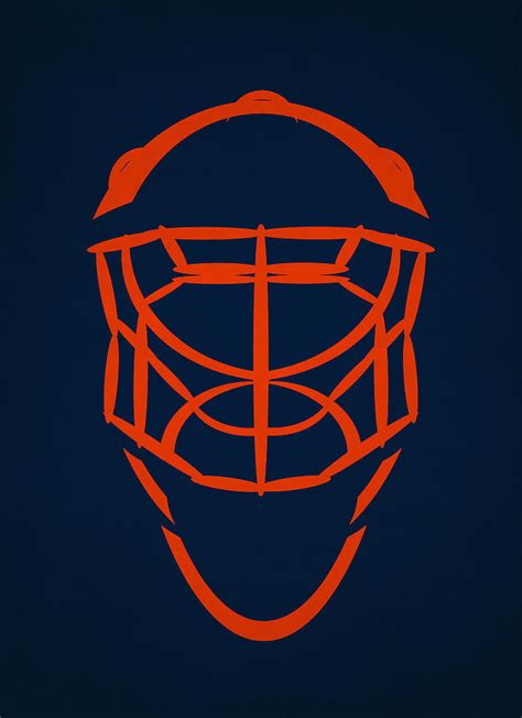 New York Islanders Goalie Mask Photograph by Joe Hamilton | Fine Art ...