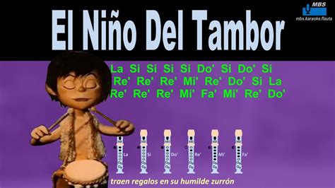 El Niño Del Tambor Música Navideña Flauta Dulce Con Notas / Flute Recorder / Tutorial Tipo ...