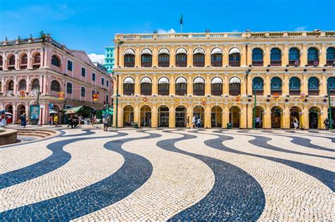 China, Macau - September 6 2018 - Beautiful Old Architecture Building ...