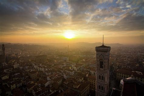 Sunset Over Florence, Italy by Lin Jie Kong