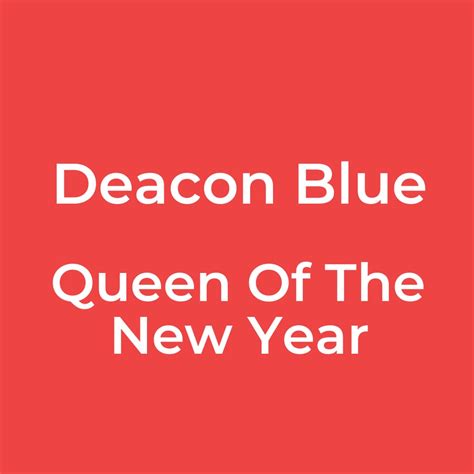 Sunfly Karaoke | Deacon Blue - Queen Of The New Year