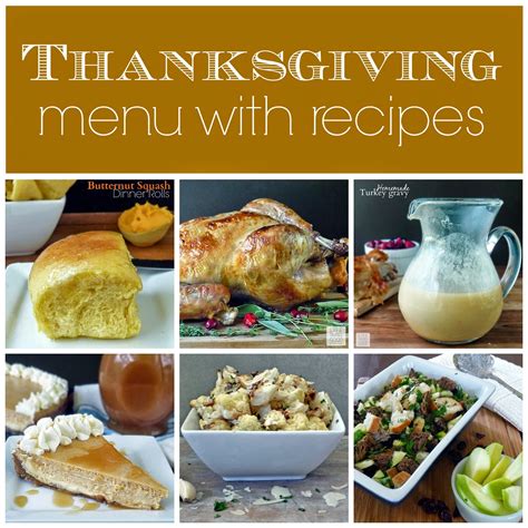 Thanksgiving Dinner Menu and Recipes | Life Tastes Good