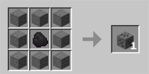 Coal to coal ore Minecraft Data Pack