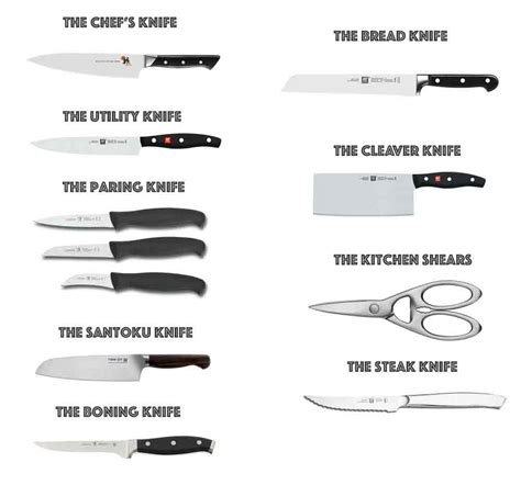 Types of kitchen knives : r/coolguides