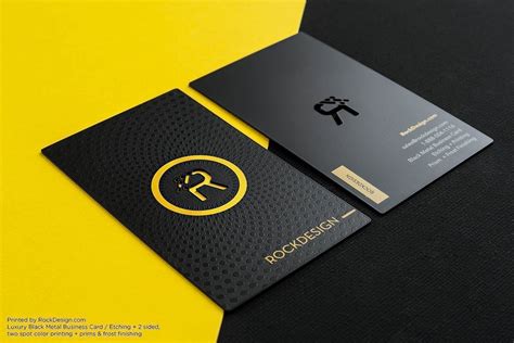 Modern Metal Business Card Design - vrogue.co